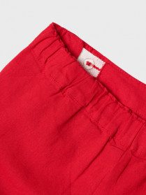 NAME IT Hør Shorts Falinnen Chinese Red